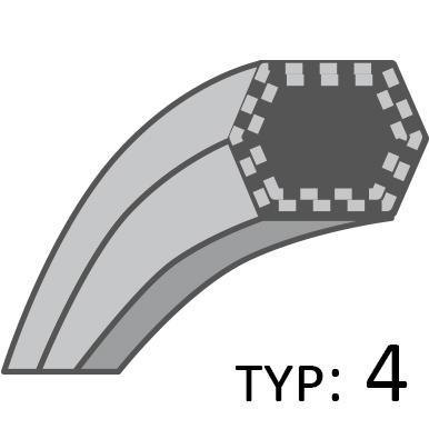 Řemen pohonu nože Husqvarna CTH160;180 ;Craftsman 256990 253800 /13x2983/ 440076