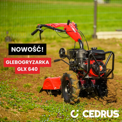 CEDRUS GLX640 GLEBOGRYZARKA SPALINOWA OGRODOWA PRZECIWBIEŻNA KULTYWATOR 5.5KM / 62cm Weima 170F/P GLX 640 - EWIMAX - OFICJALNY DYSTRYBUTOR - AUTORYZOWANY DEALER CEDRUS