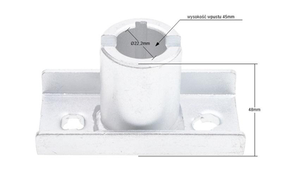 Adapter kosiarki NAC HYUNDAI URSUS wał 22.2mm NZ329