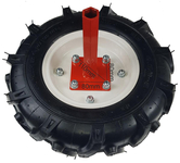 4.0-8 400mm 8'' inflatable rubber tyres Pair set for MASTERCUT HSDT soil compactor