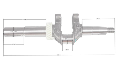 Zongshen Xp140 4.5Hp 22.2mm klikový hřídel 100003576