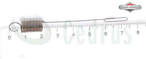 Sprężyna regulatora B&S Quantum długa 691851 widok z boku