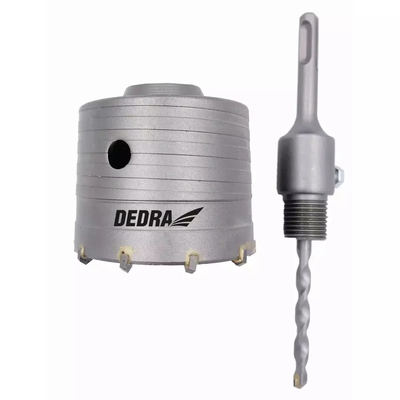 DEDRA DED1506-D Wiertło koronkowe 80mm HM SDS+ koronka TCT otwornica do betonu i cegły