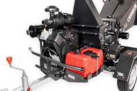 Cedrus R13P Gas-Powered Shredder, Municipal Wood Chipper, 24 KM, for branches up to 13 cm, with feeder, road-approved, CEDRBR13P