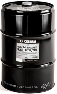 CEDRUS ENGINE OIL 10W-30 60L BASKET FOR MOTORIZED MOWERS TRAKTORKS AGREGATES SOILWASHERS NAC,OLEO-MAC,STIHL,B&S Briggs & Stratton,HONDA,SUBARU etc. for four-stroke engines - EWIMAX - OFFICIAL DISTRIBUTOR - AUTHORIZED DEALER CEDRUS