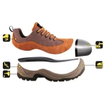 SAFETY HALF-BOOTS, DEDRA BH9P3-45 SUEDE SAFETY SHOES, SIZE: 45, KAT.S1 SRC