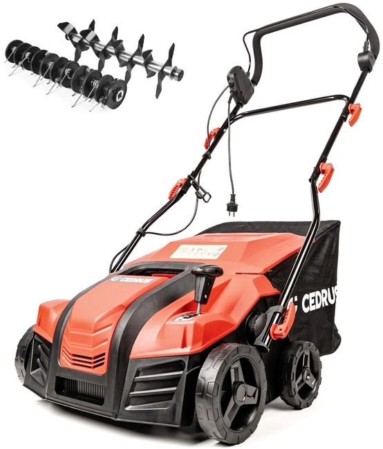 CEDRUS WE40 WERTYKULATOR DO TRAWY AREATOR 2w1 AERATOR + 2 WAŁKI 2000W / 40cm CEDWE40 - EWIMAX - OFICJALNY DYSTRYBUTOR - AUTORYZOWANY DEALER CEDRUS