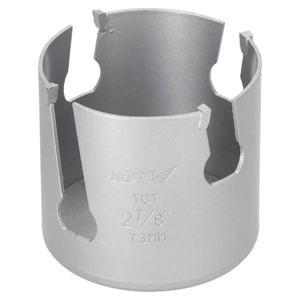 DEDRA 08X073 Univerzální vrták TCT HM 73 mm 5/8'' s karbidovou korunou – dřevo, kov, PVC