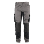 Šedé pracovní kalhoty z elastanu XL/56, 240g/m2