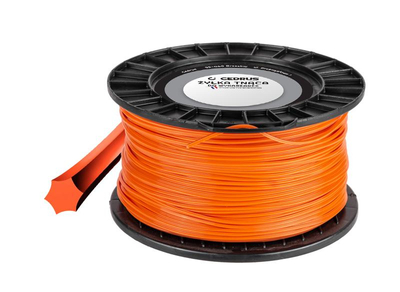 Řezací šňůra 2,7/213 m hvězda oranžová IN005169