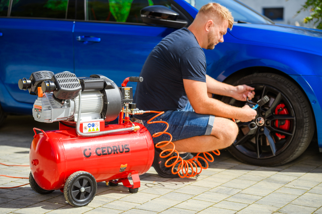 CEDRUS KM50-2T PISTON COMPRESSOR OIL COMPRESSOR 50L - EWIMAX - OFFICIAL DISTRIBUTOR - AUTHORIZED CEDRUS DEALER