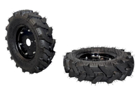 MASTERCUT MC370-22 PUMPED RUBBER AUXILIARY TRANSPORT WHEELS FOR MASTERCUT MC370 SINGLE AXLE TRACTOR 6.00-12 PAIR