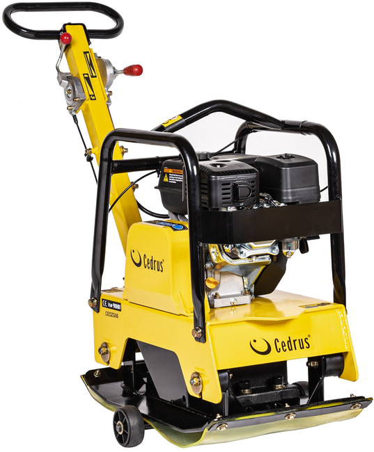 CEDRUS ZG06 SOIL COMPACTOR REVERSIBLE PLATE COMPACTOR FRONT/REAR 122 KG /6.5KM + TRANSPORT WHEELS + MAT ZG 06 - AUTHORIZED CEDRUS DEALER