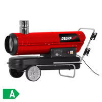 DEDRA DED9956TK nagrzewnica olejowa 50kW z odprowadzeniem spalin, piec nadmuchowy diesla