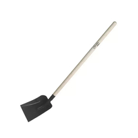 DEDRA 80C011 Łopata do piasku szufla stalowa, trzonek drewniany bukowy 124 cm