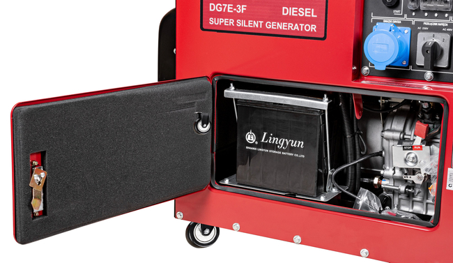 CEDRUS DG7E-3F GENERÁTOR GENERÁTOR 7,1kW / 12 hp 230/400V AVR TICHÁ VERZE CEDRUS 7,1 kW KD195FC DIESEL