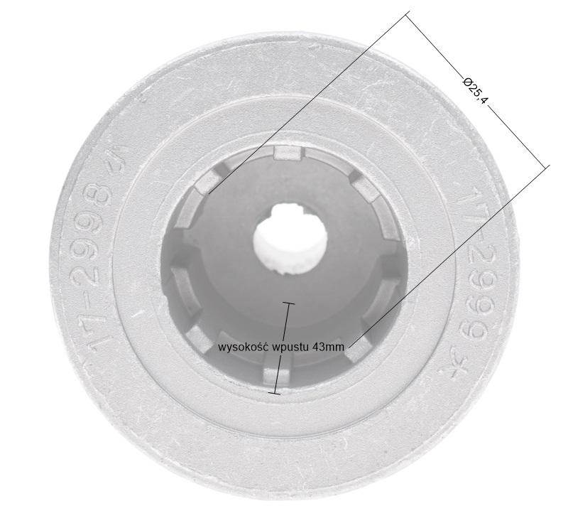 Adapter Castel Garden RO50418 – szczegółowy widok