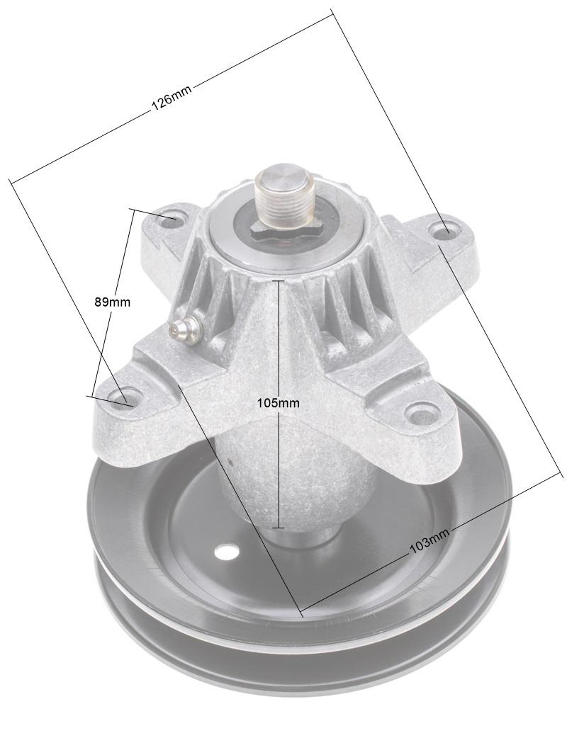 Adapter kosiarki MTD Cub Cadet RO12883 z góry