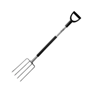 DEDRA Garden 80B017 Widły do kopania ogrodowe szpadlowe, metalowy trzonek 122 cm, uchwyt D