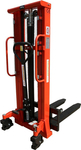 Forklift pallet truck pallet jack SFH 1025 1T 1000KG 2.5 meters with adjustable fork spacing and foot pump