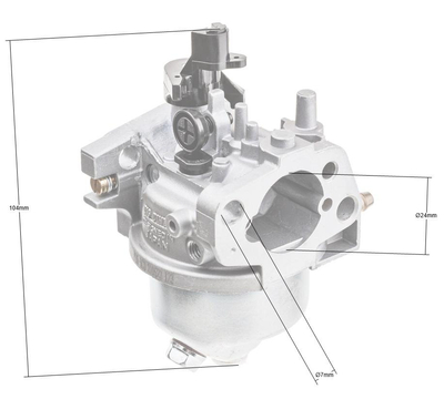 Gaźnik NAC T375/T475 z opcją wkręcanego primera kosiarki marketowe 080011