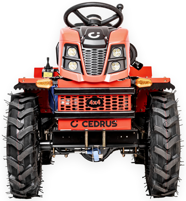 CEDRUS C-TUR 18D 4x4 MINI ZEMĚDĚLSKÝ TRAKTOR SPRINAL MULTI-FUNCTIONAL DIESEL KAMA 195FE 18KM 4x4 - OFICIÁLNÍ DISTRIBUTOR - AUTORIZOVANÝ PRODEJCE CEDRUS