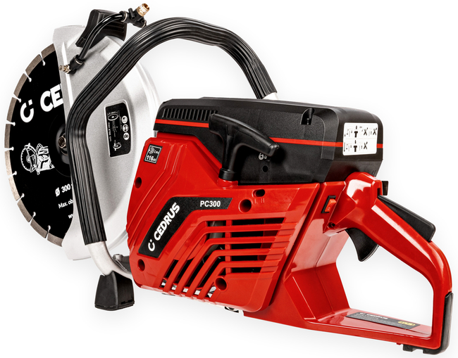 CEDRUS PC300 CONSTRUCTION SPRINKLING HAND CUTTING BLADES saw for concrete, asphalt, Ø 300mm 4KM - OFFICIAL DISTRIBUTOR - AUTHORIZED DEALER CEDRUS