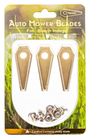 Bosch indego Titanium 9 piece robotic lawn mower blade. A00015