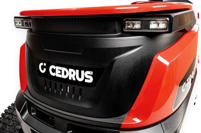 CEDRUS C-TRAC 92HC Rear-Dump Self-Propelled Lawn Mower with 92cm HYDROSTAT RECYCLING VELOPMENTS C-TRAC-92HC EWIMAX OFFICIAL DISTRIBUTOR - AUTHORIZED DEALER CEDRUS