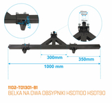 MASTERCUT 1102-T01301-B2 ZADNÍ DRŽÁK S DVOJITOU MONTÁŽNÍ LIŠTOU PRO MONTÁŽ PŘÍSLUŠENSTVÍ PRO PŮDNÍ FRÉZY MASTERCUT HSDT100, HSDT90