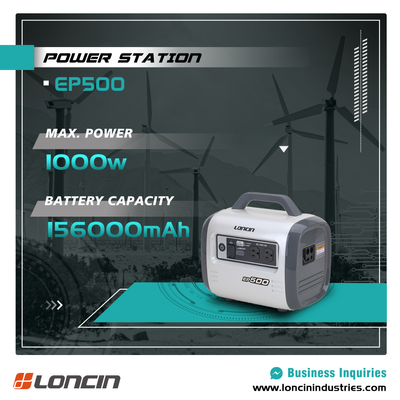 LONCIN EP500 POWER STATION BANK ENERGY STORAGE POWERBANK 560Wh power 500VA EWIMAX - OFFICIAL DISTRIBUTOR - AUTHORIZED DEALER CEDRUS