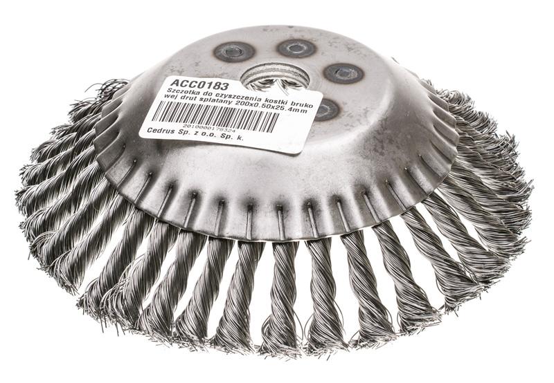 Szczotka ACC0183 – widok z profilu i etykieta