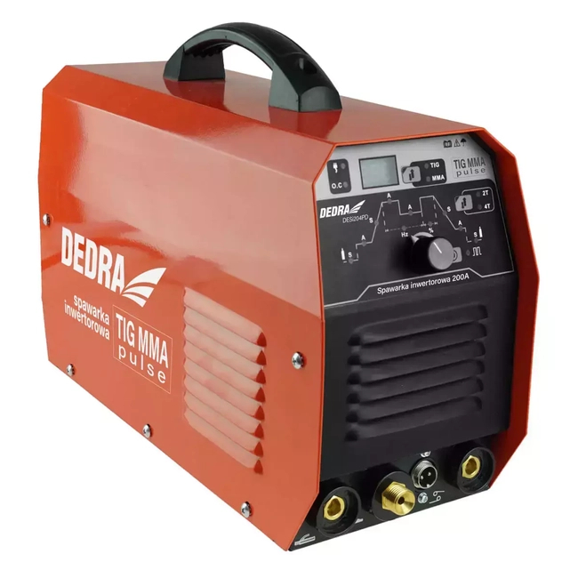 DEDRA DESTI204PD TIG/MMA WELDER PULSE FUNCTION, LCD DISPLAY