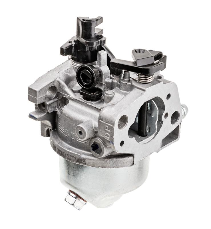 Gaźnik Loncin LC1P61FA – widok z boku i dźwignie sterujące