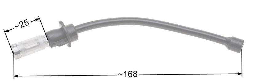 Przewód oleju NAC SPS01-45 CS4500 CS5200 z filtrem - widok ogólny