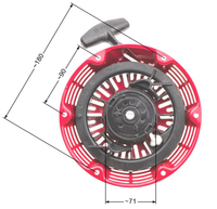Honda GX240 GX270 starter replacement. 28400-ZE2-W01 NZ551