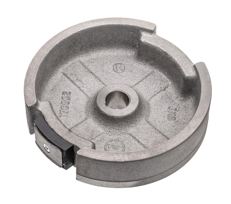 Koło magnesowe Zongshen 168FB 100009503 - widok wewnętrzny i gniazdo mocowania