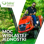 TRAKTOREK CEDRUS CHALLENGE MJ 102/22H B&S TRAKTOREK OGRODOWY SECO KOSIARKA SAMOJEZDNA SPALINOWA DO TRAWY Briggs & Stratton 22KM / 102cm HYDROSTATIC - OFICJALNY DYSTRYBUTOR - AUTORYZOWANY DEALER CEDRUS