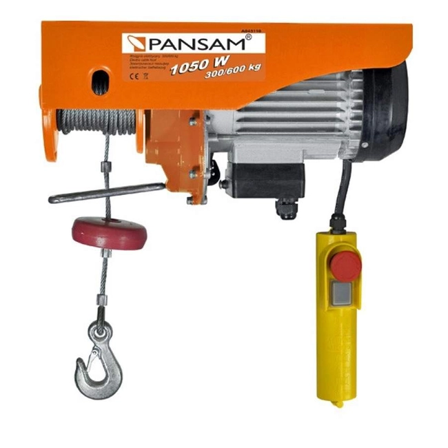 PANSAM A045110 WCIĄGARKA WYCIĄGARKA ELEKTRYCZNA LINOWA 1050W 600kg EWIMAX - OFICJALNY DYSTRYBUTOR - AUTORYZOWANY DEALER PANSAM