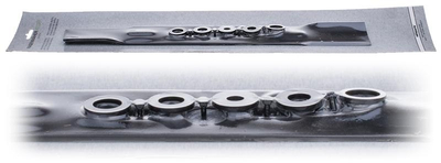 Universal mower blade 43cm side ejection blister 1-143