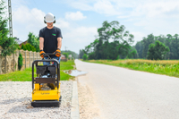 CEDRUS ZG05 ZAGĘSZCZARKA DO GRUNTU SPALINOWA 260 KG Z REWERSEM HYDRAULICZNYM DWUKIERUNKOWA PRZÓD-TYŁ UBIJARKA PŁYTOWA 13 KM + PŁOZY POSZERZAJĄCE - AUTORYZOWANY DEALER CEDRUS