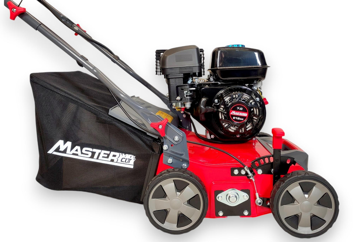MASTERCUT TXW40/212 – silnik spalinowy i kosz na trawę