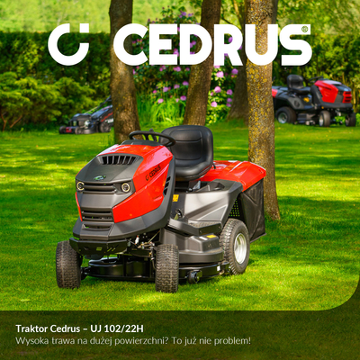 CEDRUS STARJET UJ 102/22H ZAHRADNÍ TRAKTOR SECO samojízdná sekačka 22 hp / 102 cm HYDROSTATIC - OFICIÁLNÍ DISTRIBUTOR - AUTORIZOVANÝ PRODEJCE CEDRUS 