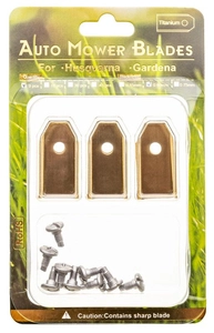 Husqvarna Automower, Cedrus Cramer Titanium 9 piece robotic lawn mower blade. A00026