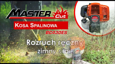 BENZÍNOVÁ KOSA MASTERCUT BC430ES S ELEKTRICKÝM STARTÉREM ESTART VYŽÍNAČ TRÁVY 2,2KM