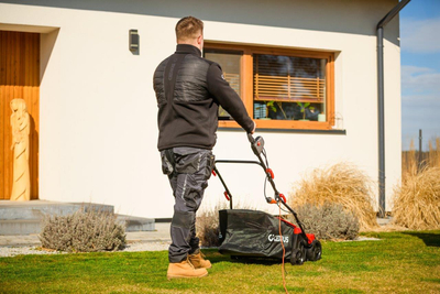CEDRUS WE38 GREEN AREATOR 2-in-1 AERATOR + 2 ROLLERS 1800W / 38cm CEDWE38 - EWIMAX - OFFICIAL DISTRIBUTOR - AUTHORIZED DEALER CEDRUS