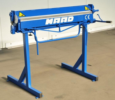 MAAD ZG 1100 / 0.8 mm ZAGINARKA GIĘTARKA KRAWĘDZIARKA DEKARSKA DO BLACHY Z CIĘCIEM MAAD ZG-1100/0.8 mm