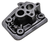 Kawasaki TJ45E maroon carburetor connector 12021-0704