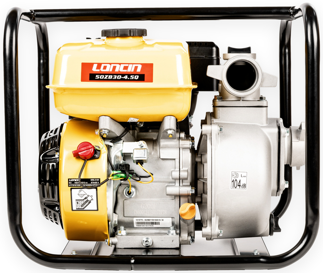 LONCIN LC50ZB30-4.5Q MOTOR PUMP COMPACT FUEL FIREFIGHTER PUMP FOR CLEAN WATER 30000 l/h 30m3/h - EWIMAX OFFICIAL DISTRIBUTOR - AUTHORIZED DEALER LONCIN