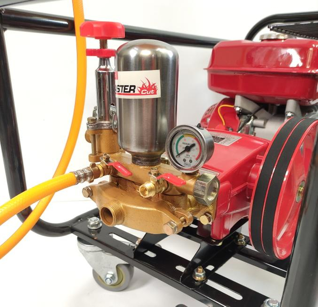 MASTERCUT OS-S22-T S30-T DIESEL WHEELBARROW TROLLEY SPRAYER ON WHEELS